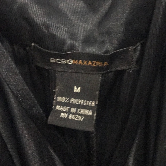 BCBGMAXAZRIA Black Evening Shirt - Picture 2 of 3